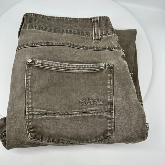 Kuhl Gray Vintage Distressed Ryder Straight Carpenter Pants 34X32 - Picture 15 of 16